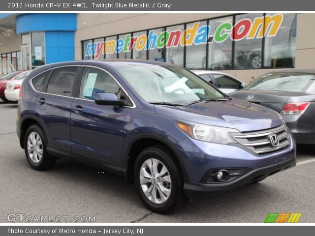 2012 Honda CR-V EX 4WD in Twilight Blue Metallic