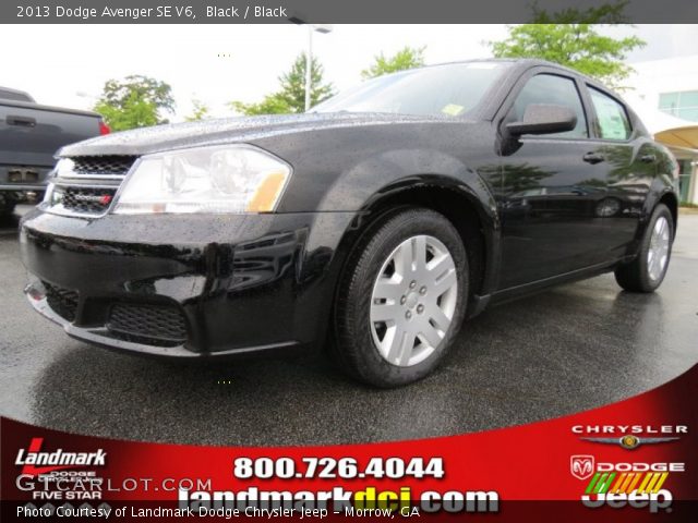 2013 Dodge Avenger SE V6 in Black