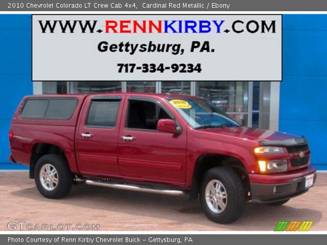 2010 Chevrolet Colorado LT Crew Cab 4x4 in Cardinal Red Metallic