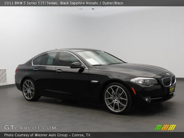 2011 BMW 5 Series 535i Sedan in Black Sapphire Metallic