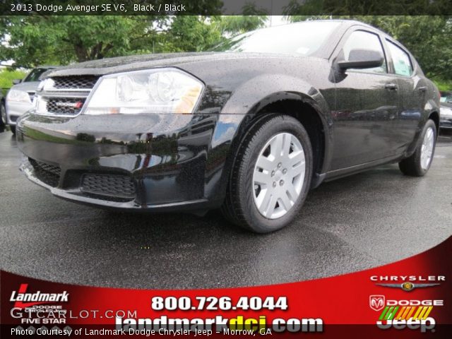 2013 Dodge Avenger SE V6 in Black