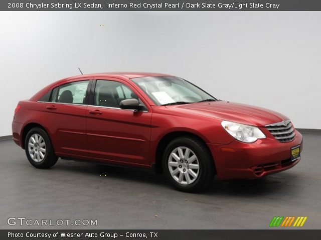 2008 Chrysler Sebring LX Sedan in Inferno Red Crystal Pearl