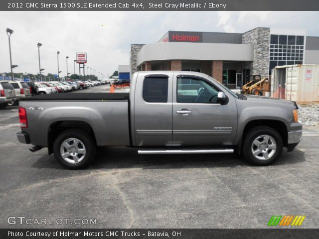 2012 GMC Sierra 1500 SLE Extended Cab 4x4 in Steel Gray Metallic