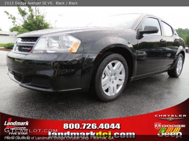 2013 Dodge Avenger SE V6 in Black