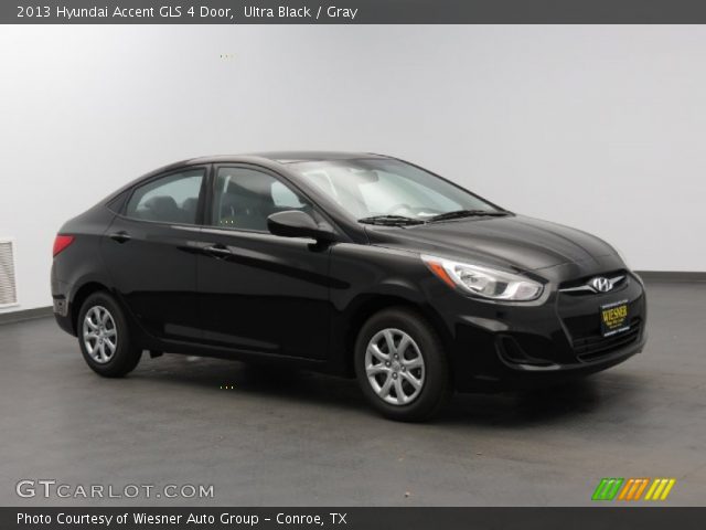 2013 Hyundai Accent GLS 4 Door in Ultra Black