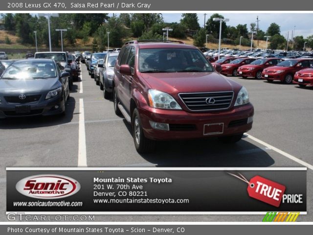 2008 Lexus GX 470 in Salsa Red Pearl