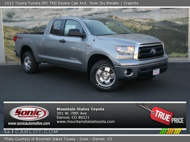 2013 Toyota Tundra SR5 TRD Double Cab 4x4 in Silver Sky Metallic