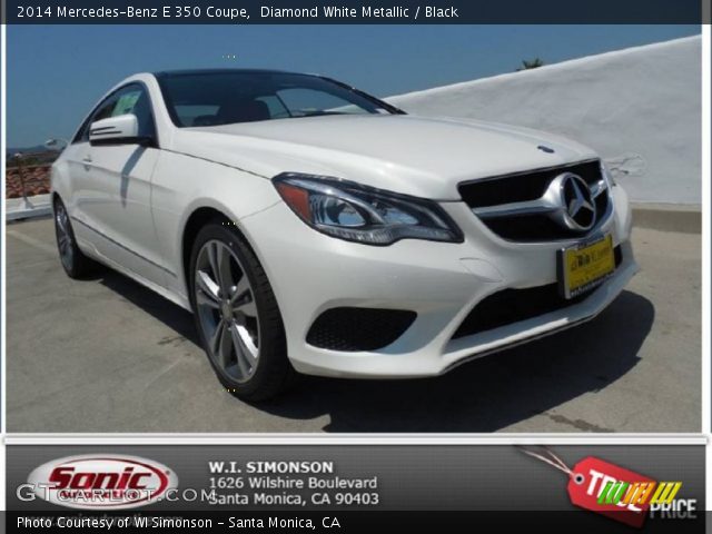 2014 Mercedes-Benz E 350 Coupe in Diamond White Metallic