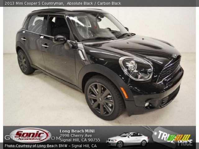 2013 Mini Cooper S Countryman in Absolute Black