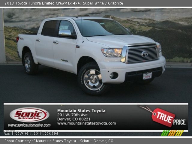 2013 Toyota Tundra Limited CrewMax 4x4 in Super White