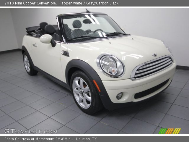 2010 Mini Cooper Convertible in Pepper White