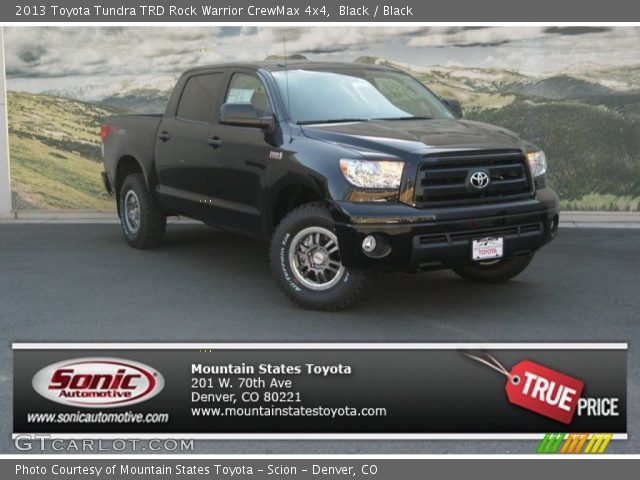 2013 Toyota Tundra TRD Rock Warrior CrewMax 4x4 in Black