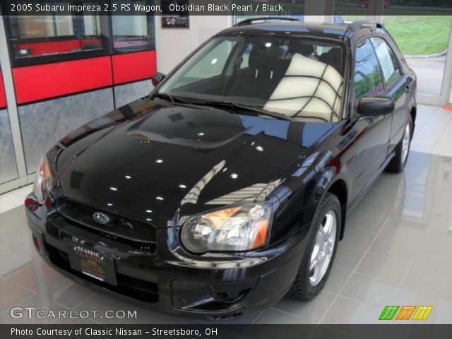 2005 Subaru Impreza 2.5 RS Wagon in Obsidian Black Pearl