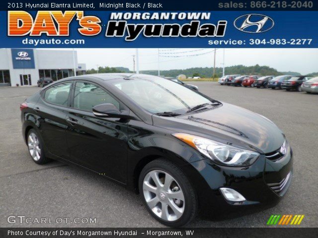 2013 Hyundai Elantra Limited in Midnight Black