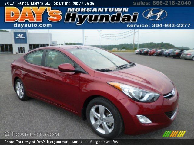 2013 Hyundai Elantra GLS in Sparkling Ruby