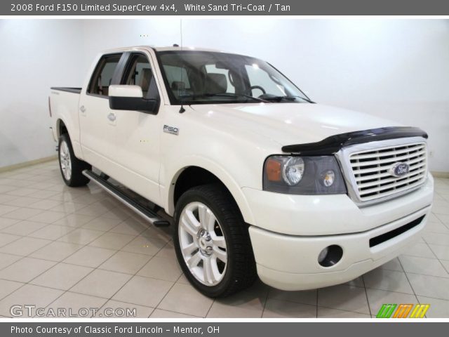 White Sand Tri Coat 2008 Ford F150 Limited Supercrew 4x4