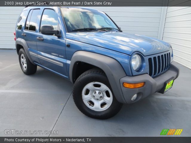 2003 Jeep Liberty Sport in Atlantic Blue Pearl