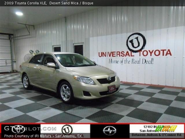 2009 Toyota Corolla XLE in Desert Sand Mica