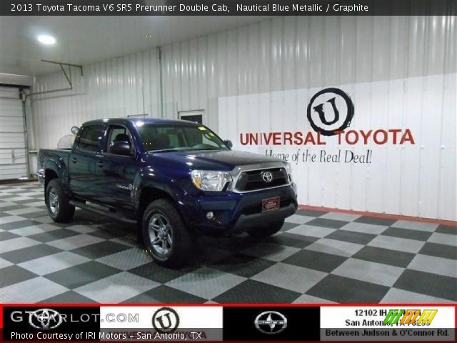 2013 Toyota Tacoma V6 SR5 Prerunner Double Cab in Nautical Blue Metallic
