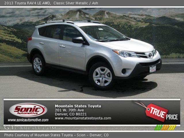 2013 Toyota RAV4 LE AWD in Classic Silver Metallic