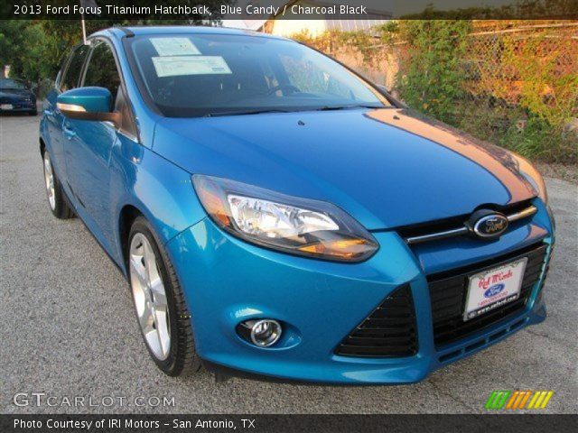 2013 Ford Focus Titanium Hatchback in Blue Candy