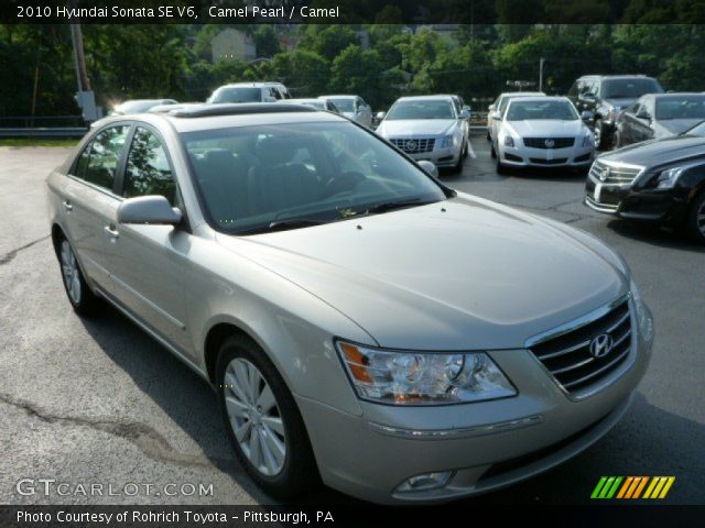 2010 Hyundai Sonata SE V6 in Camel Pearl