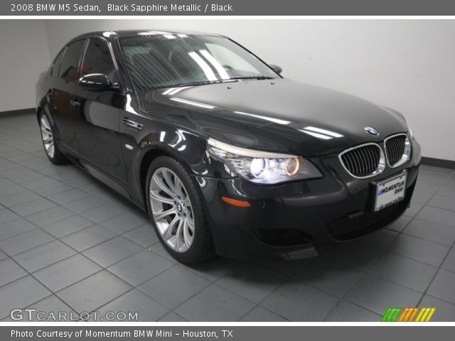 2008 BMW M5 Sedan in Black Sapphire Metallic