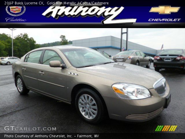 2007 Buick Lucerne CX in Gold Mist Metallic