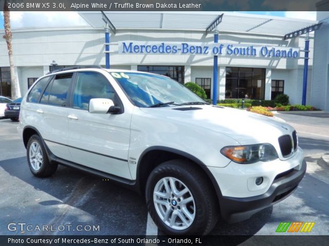 2006 BMW X5 3.0i in Alpine White