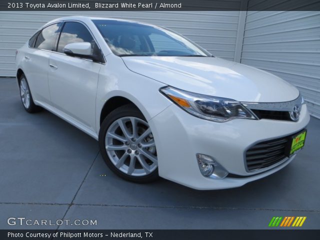 2013 Toyota Avalon Limited in Blizzard White Pearl