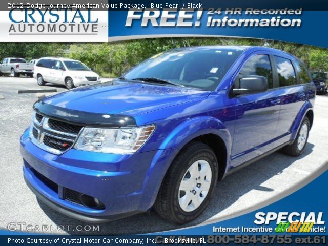 2012 Dodge Journey American Value Package in Blue Pearl