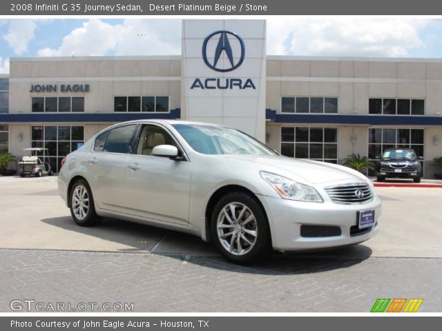 2008 Infiniti G 35 Journey Sedan in Desert Platinum Beige