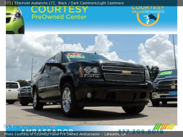 2011 Chevrolet Avalanche LTZ in Black