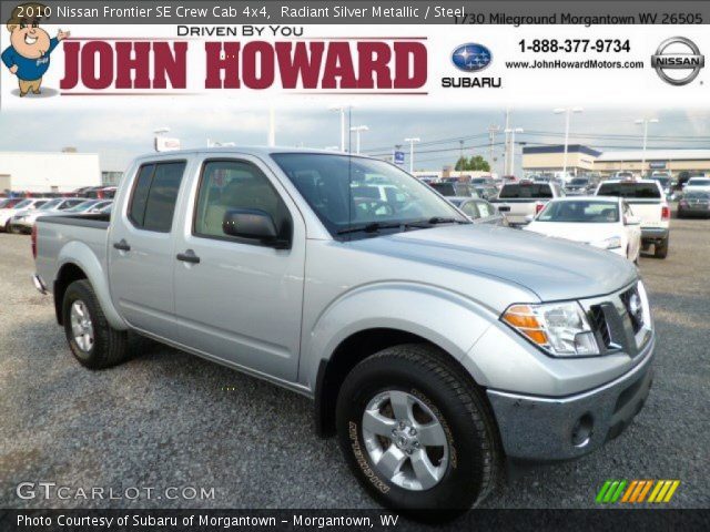 2010 Nissan Frontier SE Crew Cab 4x4 in Radiant Silver Metallic