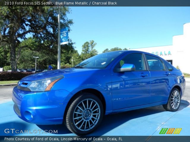 2010 Ford Focus SES Sedan in Blue Flame Metallic
