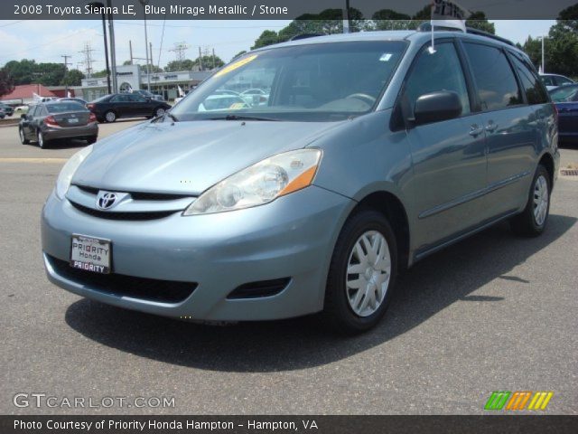 2008 Toyota Sienna LE in Blue Mirage Metallic