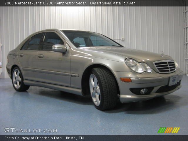 2005 Mercedes-Benz C 230 Kompressor Sedan in Desert Silver Metallic