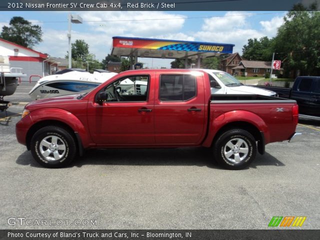 2012 Nissan Frontier SV Crew Cab 4x4 in Red Brick