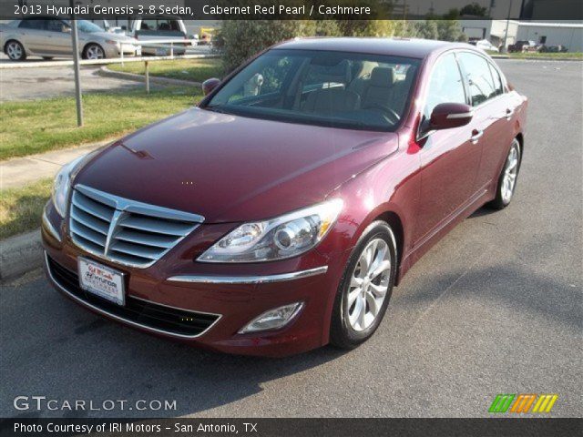 2013 Hyundai Genesis 3.8 Sedan in Cabernet Red Pearl