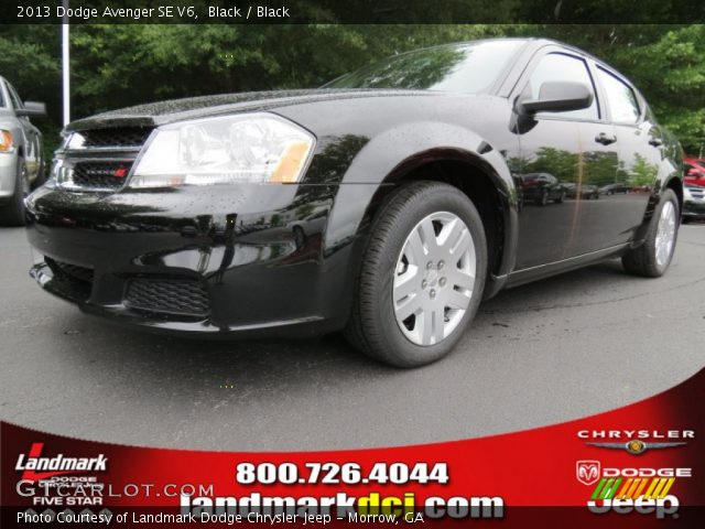 2013 Dodge Avenger SE V6 in Black