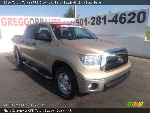 2010 Toyota Tundra TRD CrewMax in Sandy Beach Metallic