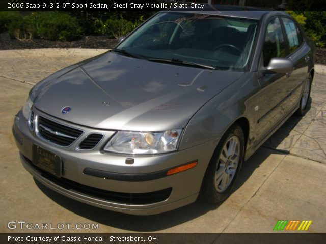 2006 Saab 9-3 2.0T Sport Sedan in Steel Gray Metallic