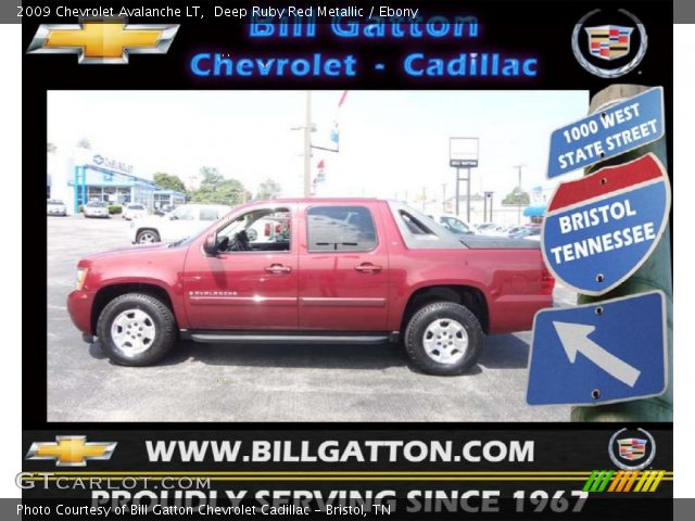 2009 Chevrolet Avalanche LT in Deep Ruby Red Metallic