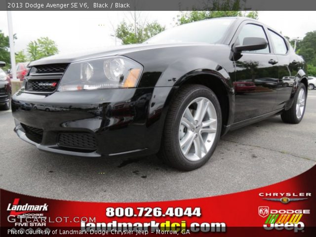 2013 Dodge Avenger SE V6 in Black