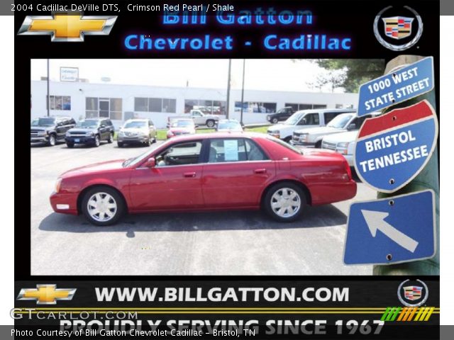 2004 Cadillac DeVille DTS in Crimson Red Pearl