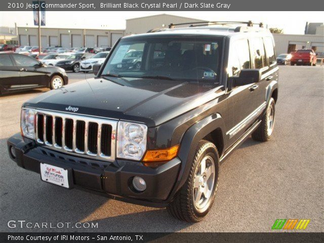 2010 Jeep Commander Sport in Brilliant Black Crystal Pearl