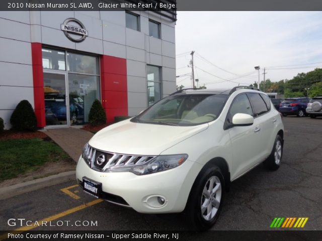 2010 Nissan Murano SL AWD in Glacier White Pearl