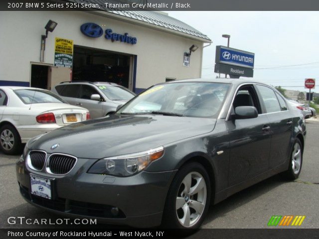 2007 BMW 5 Series 525i Sedan in Titanium Grey Metallic
