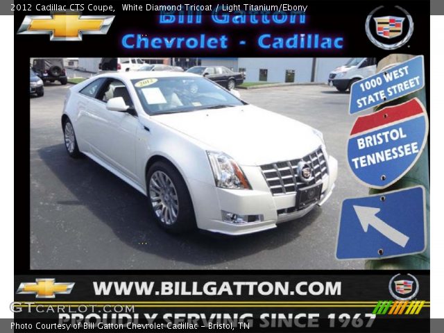 2012 Cadillac CTS Coupe in White Diamond Tricoat