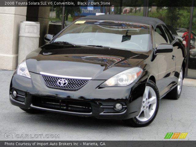 2008 Toyota Solara SLE V6 Convertible in Black